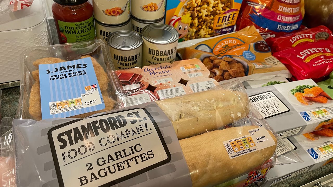 SAINSBURYS FIRST WEEKLY SHOP