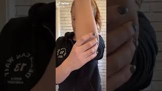 Stunning tiktok babe transition little black dress