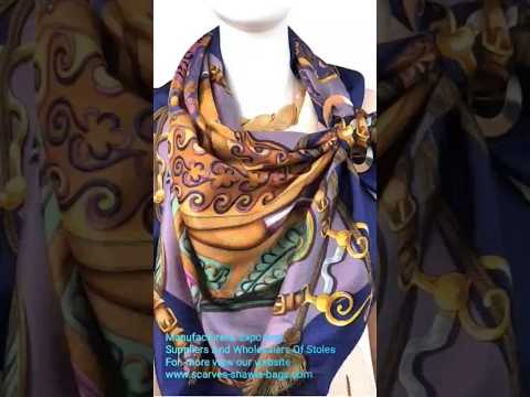 Polyester Silk Printed Stoles