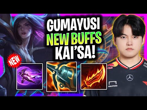 GUMAYUSI IS SO CLEAN WITH KAI'SA! *NEW BUFFS* | T1 Gumayusi Plays Kai'sa ADC vs Ezreal!  Season 2025