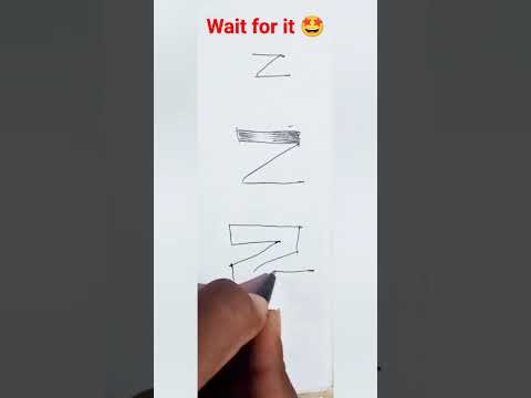 3D letter of "N" by Maran! #Maran #3d #drawing #youtubeshorts