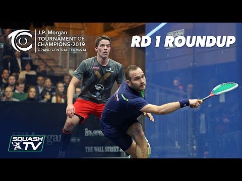 Squash: Tournament of Champions 2019 - Men's Rd 1 Roundup [Pt.1]