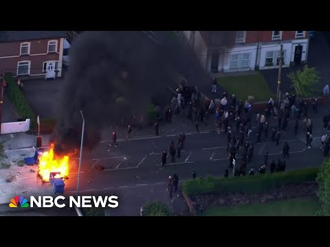 Protests erupt after brutal knife attack in Northern Ireland