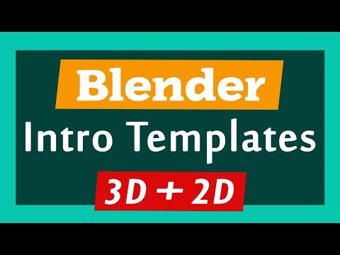 Top 10 Blender 3D + 2D Intro Templates 2017 Free Download Video