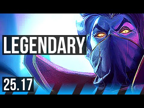KASSADIN vs FIZZ (MID) | 22/1/0, Legendary, 7 solo kills, 500+ games | EUW Master | 25.17