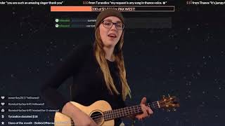 Blue - Eklo ft. Jordinlaine (JordinLaine Live Ukelele Cover)