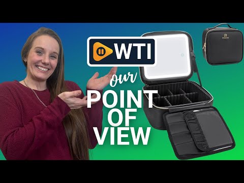 Relavel Makeup Bag with Light Up Mirror - WTI product video review