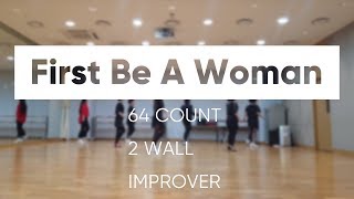 First Be A Woman - line dance (demo &amp; teach)