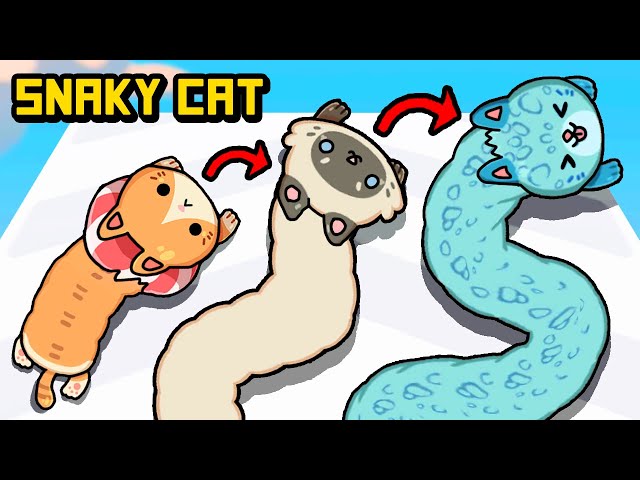งูประหลาดพันธุ์แมวเหมียว!! | Snaky Cat [ เกมส์มือถือ ] | วิดีโอครีเอเต ...
