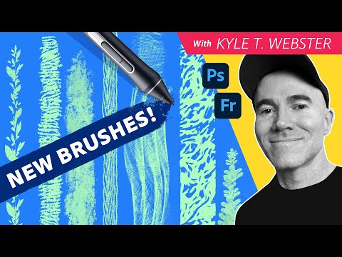 Digital Illustration with Kyle T. Webster - Check Out The NEW Summer Brushes!