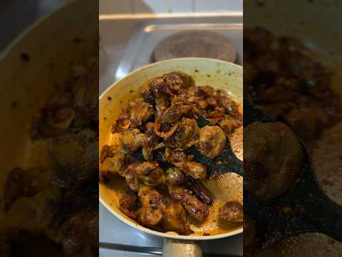 Chicken Gizzard Fry Recipe 😋 #shorts
