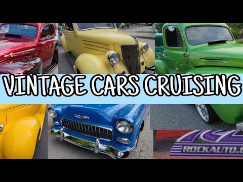 VINTAGE CARS Show/Cruising in Poco CANADA