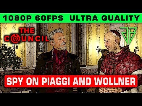 THE COUNCIL Maze Mission Choices - Spy on Piaggi and Wollner or Look For Your Mother - No Commentary