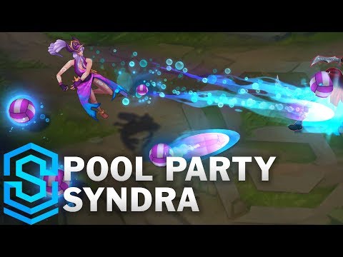 Pool Party Syndra Skin Spotlight - Pre-Release - League of Legends