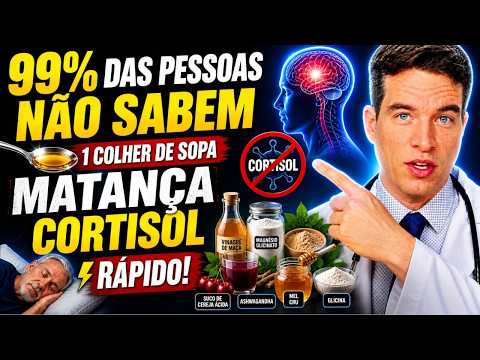 Acorda às 3 da manhã todas as noites? 1 colher de correção que interrompe o cortisol RÁPIDO