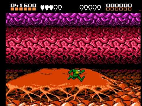 Battletoads (NES) Level 3 - Turbo Tunnel
