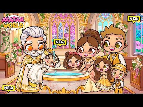 El BAUTIZO de NUESTRA HIJA LIA 😇 en Avatar World