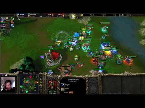 Happy (UD) Romantic (HU) vs 120 (HU) Lyn (ORC) - 2v2 - Highly Recommended - WarCraft 3 - WC3688
