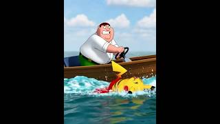 NOOO PIKACHU DONT SURF THERE!! #pokemon #pokemonchannel #pokémontcg #tcg #pokemoncards #familyguy