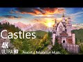 Castles 4K Medieval Drone Video Peaceful Relaxation Music