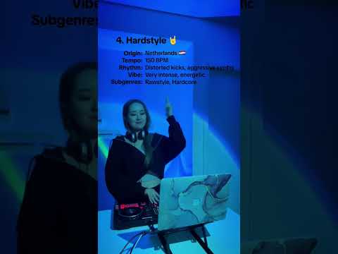 EDM Genres Explained (Part 1): House, Techno, Dubstep, Hardstyle 🤖 #EDM #Shorts #Music