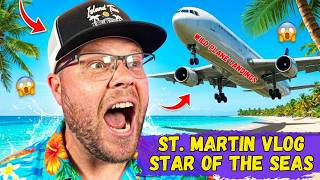 Maho Beach St. Maarten ✈️ | Watching Planes Land + Night on Star of the Seas