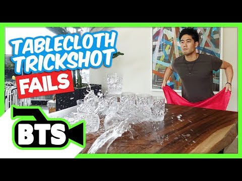 Tablecloth Trick FAILS (BTS)