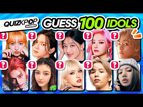 GUESS 100 KPOP IDOLS IN 3 SECONDS | QUIZ KPOP GAMES 2023 - KPOP QUIZ TRIVIA