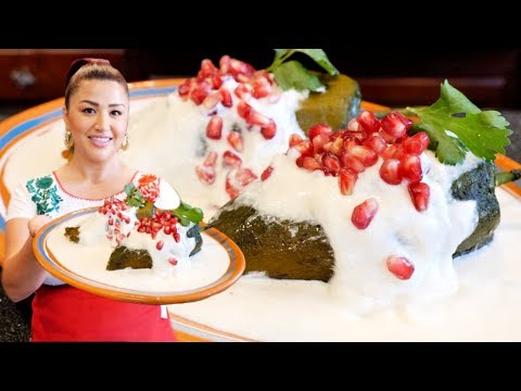How to make The BEST CHILES en NOGADA Recipe | QUE VIVA MEXICO!!!