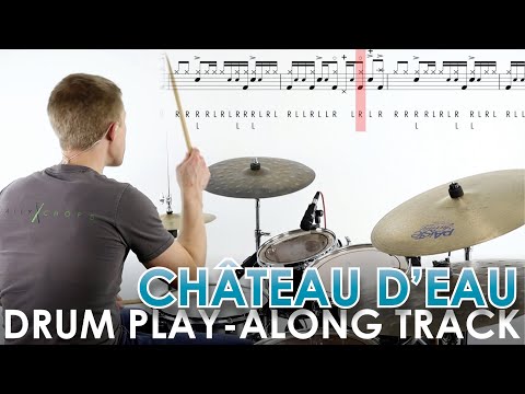 'Château d'Eau' – Free Jazz Funk/Rock Drum Play-along Track and Transcription