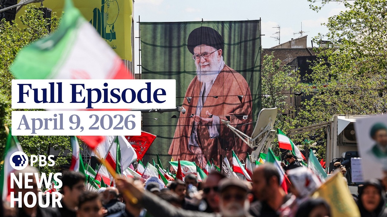 PBS News Hour live episode, April 9, 2026