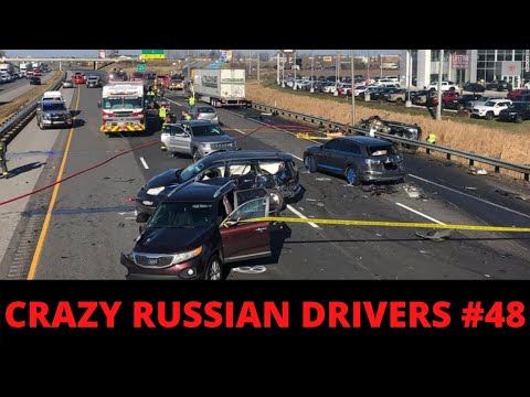 DRIVING FAILS - Crazy Russian Drivers Car Crash Compilation #48