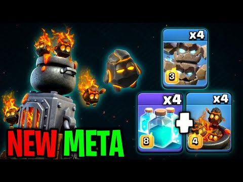 New Meta | Furnace Firemite Clone With Meteor Golem Th18 attack Strategy | Clash Of Clans