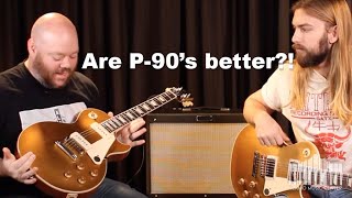 Video thumbnail for Gibson Les Paul Standard 50s P-90 | Better than the Humbucker model? by Alamo Music Center