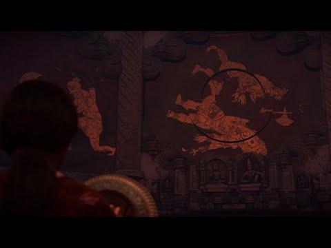 Uncharted the lost legacy puzzle ganesh Wall and parashurama (Chapter 7)