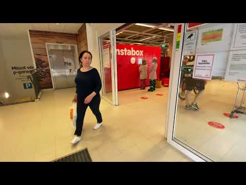 Stockholm walk Hasselby gård Centrum in 4K