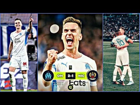 Milik Goal Vs Nice | Marseille - Nice 2.1 | Penalty Kick Arkadiusz Milik | But Milik Vs NIC