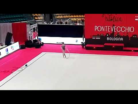 Cristina Tuccio cerchio. 2 prova Campionato serie B 2019 Bologna.