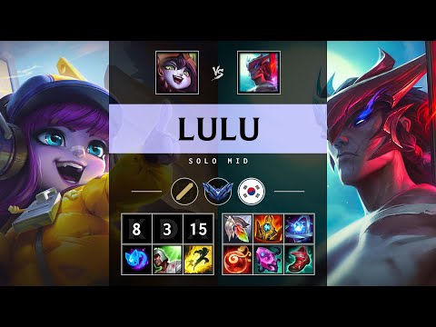 Lulu Mid vs Yone: Rampage - KR Diamond Patch 25.S1.1