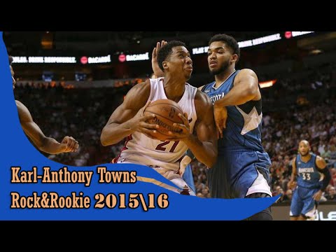 11.17.2015 Karl Anthony Towns  (14 Pts, 14 Reb) - Full highlights vs Heat