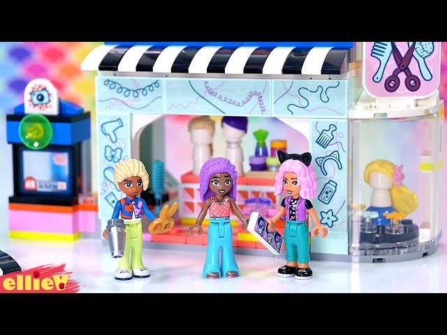 Vídeo relacionado con LEGO Friends Peluquería y Tienda de Complementos, Secador y Pelucas de Juguete, Juegos de Peinados, Regalo para Niñas de 7 Años o Más, 3 Mini Muñecos para el Juego de rol 42662