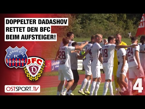 Der Doppelte Dadashov rettet den BFC: FC Eilenburg - BFC Dynamo 1:3 | Regionalliga Nordost