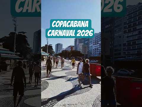 Thumbnail de Copacabana carnaval 2026 #praia #rj #shortsfeed