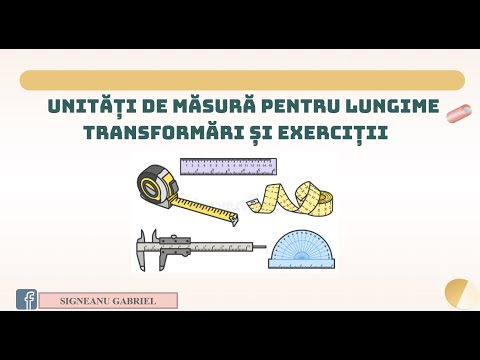 Unități de măsură pentru lungime. Transformări și exerciții. (Signeanu Gabriel)