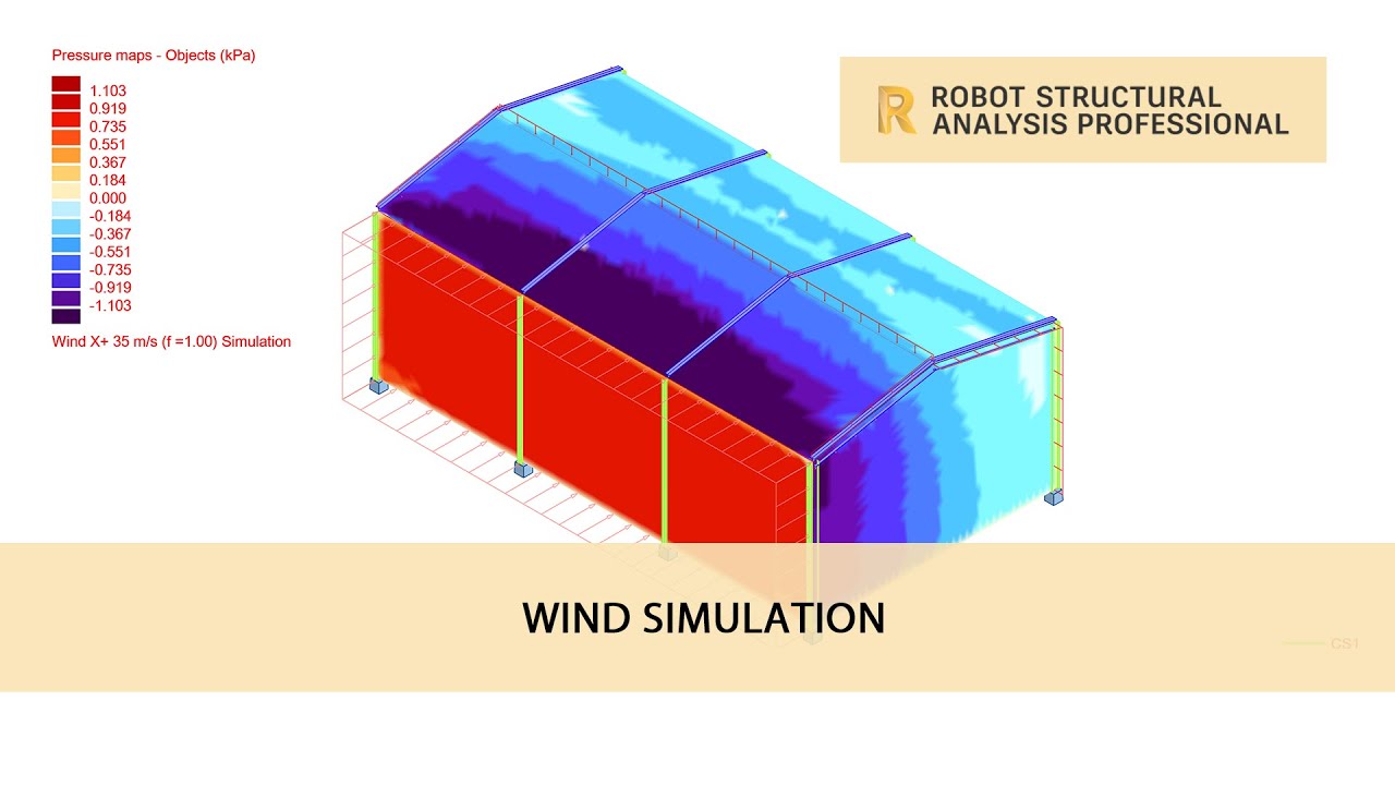 Autodesk Robot Structural Analysis : Wind Simulation