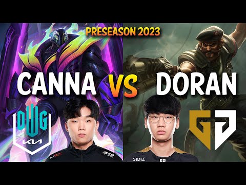 DK Canna vs Gen Doran - K'SANTE vs GANGPLANK Top - KR Ranked
