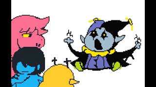 A história do jevil | Deltarune comic dub voz: Rayu Draws