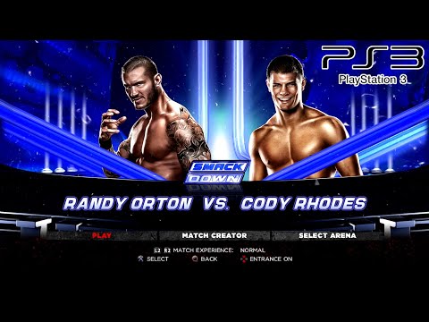WWE '13 PS3 - Randy Orton VS Cody Rhodes [2K][mClassic]