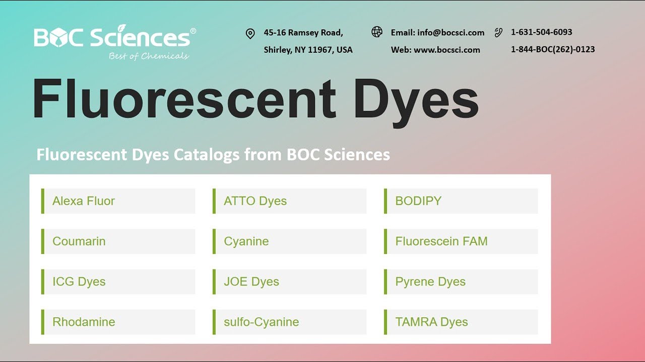 Fluorescent Dyes - What are Fluorescent Dyes? - BOC Sciences