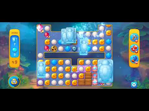 Fishdom Easy Level 10285 (with ingame lightning and bomb boosters) @choraelmin